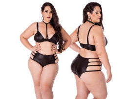 Fantasia Hot Top Cirre Plus Size (GG) (Parte de Baixo) - Hot Flowers