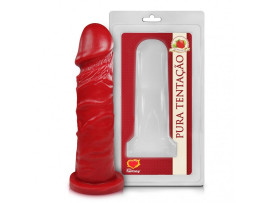 Pr�tese Frutada 15,3x4 cm - Aroma de Morango - Sexy Fantasy