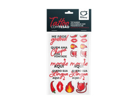 Tatuagens (Tattoo com Tes�o) 10 x 15cm - Sexy Fantasy
