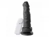 Prtese 15,5 x 4 cm com ventosa e vibrador externo - Soulsex