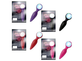 Plug Anal C�nico com LED - Divers�o ao cubo