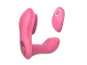 Vibrador com estimulador de clit�ris Ollie - Recarreg�vel e com 10 modos de vibra��o