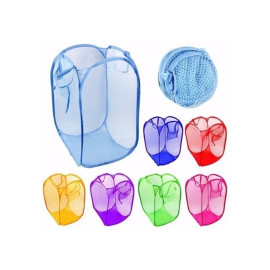 Cesto Organizador De Roupa Suja Nylon Multiuso Flex�vel