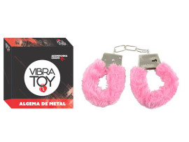 Algema de metal com pel�cia - VibraToy
