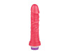 Prtese com Vibrador Interno Linha Color 18 x 4,5 cm - Pau Brasil