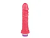 Pr�tese com Vibrador Interno Linha Color 18 x 4,5 cm - Pau Brasil