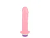 Pr�tese com Vibrador Interno Linha Color 16,5 x 3,6 cm - Pau Brasil
