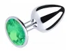 Plug de metal com joia tamanho Pequeno (7,0 x 2,8 cm) - VibraToy