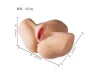 Masturbador Meio Corpo com Vagina e �nus Penetr�veis (Ref. 103) - VibraToy