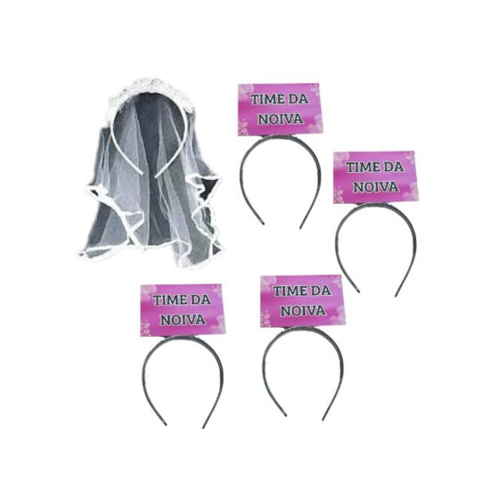 4 Tiaras Time Da Noiva + 1 Tiara Vu De Noiva