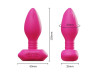 Plug Anal com Vibro e Rotao -  Longa distncia - APP - S