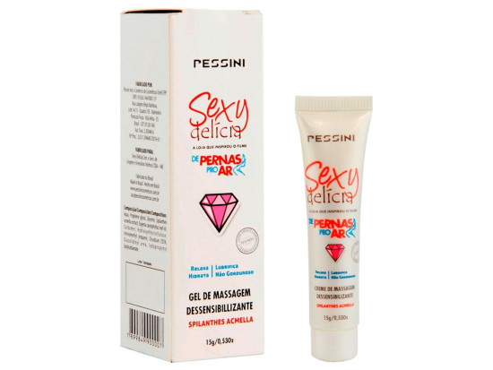 Gel Dessensibilizante Anal De Pernas Pro Ar 15g - Pessini