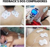 Eletrodos Auto Adesivo Eletroestimulao Tens Gel Fisioterapia Eletroterapia Massagem Choque Muscular Corporal Pulso Eltrico 2/4/8/10/16 Unidades FAZING (10)