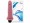 Prtese 16,5 X 3,5 cm com vibrador interno em cyber skin - xtase