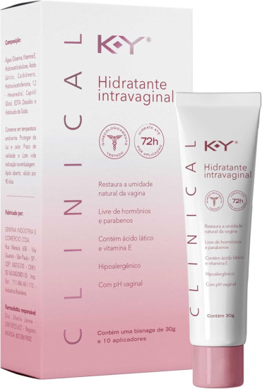 KY Clinical Hidratante Intravaginal 10AP 30G