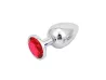 Plug de Metal com Joia Tamanho Grande (9,5 cm) - VM