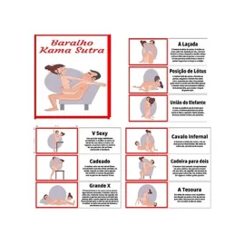 Baralho Kama Sutra (20 Cartas Com Posi��es Explicadas)