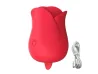 Vibrador em Formato de Flor Estimulador de clit�res com Suc��o recarreg�vel - VibraToy