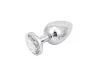 Plug de Metal com Joia Tamanho Grande (9,5 cm) - VM