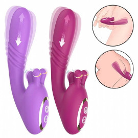 Vibrador De Ponto G E Clit�ris Com 360� / Vai E Vem - Layla