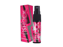 Vibrador L�quido Beij�vel Shock Plus Morango 15ml - Sofisticatto