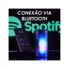 Caixa De Som Bluetooth, Fm Usb, P2 Cart�o Sd Port�til Com Led