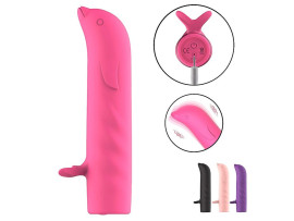 Vibrador de Ponto G Golfinho Recarreg�vel Tina
