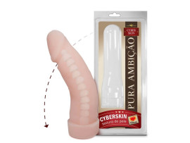 Pr�tese em Cyber Skin vertebrada 16 x 4,5 cm - Sexy Fantasy