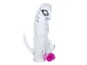 Capa Peniana 13 cm com Mecanismo Vibrat�rio - Importado