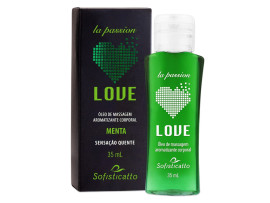 leo de Massagem Beijvel Love Menta 30ml - Sofisticatto