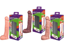 Pr�tese Real�stica Apogeu com Escroto 21,5 x 4,5 cm - La Pimienta