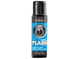Gel Comest�vel Flash Gela e Vibra Menta Extra Forte 35ml - Hot Flowers