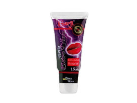 Gel do Beijo Vibrat�rio 15ml - Morango - Garji