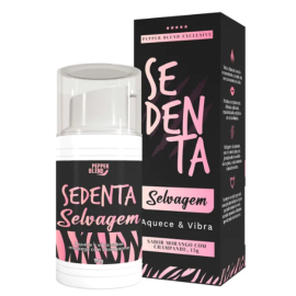 Vibrador L�quido Morango Com Champanhe Sedenta Selvagem 15G