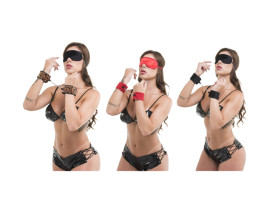 Kit Algema e Venda em Pelucia - Sexy Fantasy