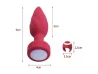 Plug Anal com Touch / Controle Remoto em Formato de Anel
