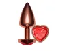 Plug Anal Unique Ros� em Formato de Cora��o - La Pimienta