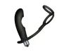Vibrador de Pr�stata em Silicone com Anel Duplo / � Pilha