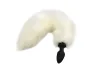Plug Anal em Silicone - Rabo de Raposa com Rota��o - 39 cm - via APP - SI