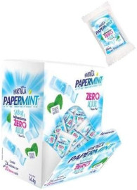 Lamina Bucal Papermint Sabor Hortel Zero Acar C/24