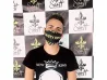 M�scara de prote��o 100% algod�o estampada - Santt
