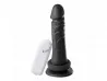 Prtese 17 x 3,5 cm com ventosa e vibrador externo - Soulsex