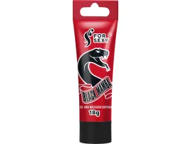 Gel Excitante Esquenta Esfria Vibra Black Mamba 18g - For Sexy