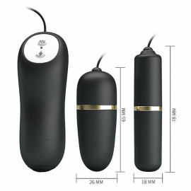 Bullet Com 2 C�psulas Com Fio - Bouble - Pretty Love