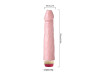 Prtese Realstico com Vibrador Rotativo  pilha - 22,5 x 4,3 cm