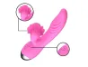 Vibrador com estimulador de sexo oral e aquecimento Hailey - Dibe