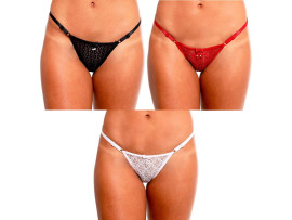 Calcinha Fio Dental com Led Pisca Pisca - Divers�o ao cubo 