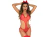 Mini-fantasia diabinha body - Pimenta Sexy