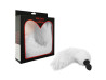 Plug em Silicone de Luxo com Rabo e Led
