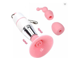 Cpsula Vibratria com 3 Cabeas Removveis - VibraToy